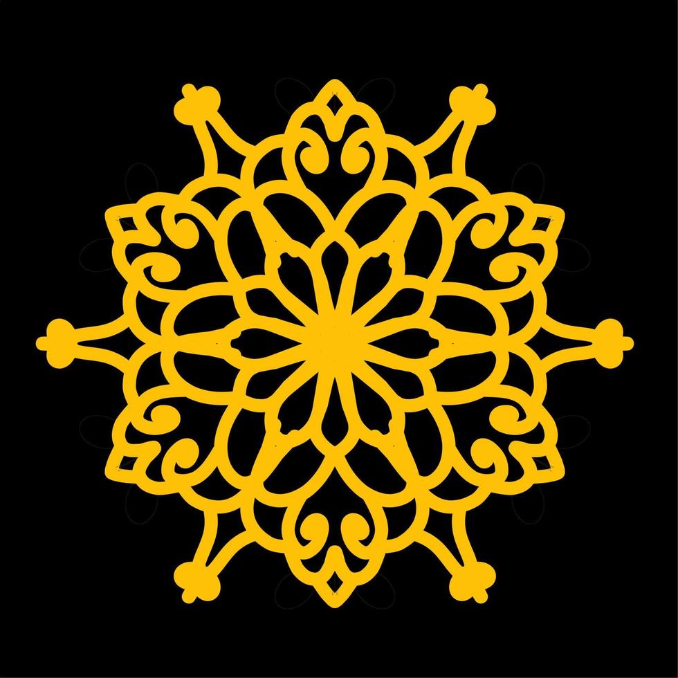 eenvoudige mandala-vormen om in te kleuren. mandala-vector. bloem. boek pagina's. schets. decoratieve antieke elementen. oosters patroon, vectorillustratie. islam, arabisch, indisch, marokkaans, spaans, turkis vector