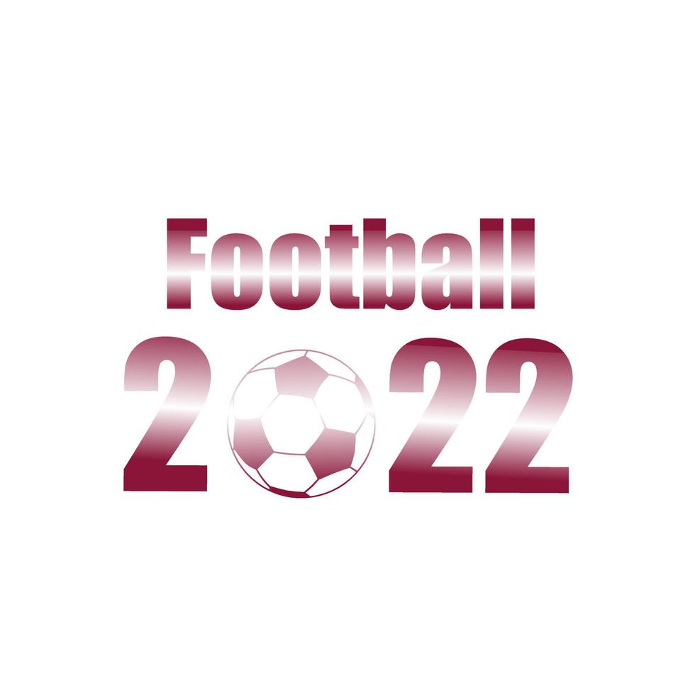 voetbal 2022, Azië jaarlijks toernooi. voetbal feest. cool vectorontwerp vector