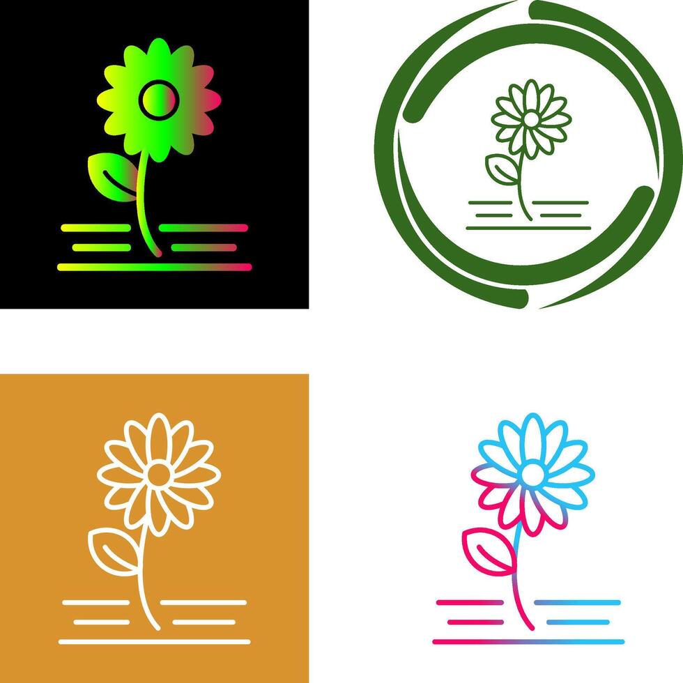 bloemen icoon ontwerp vector