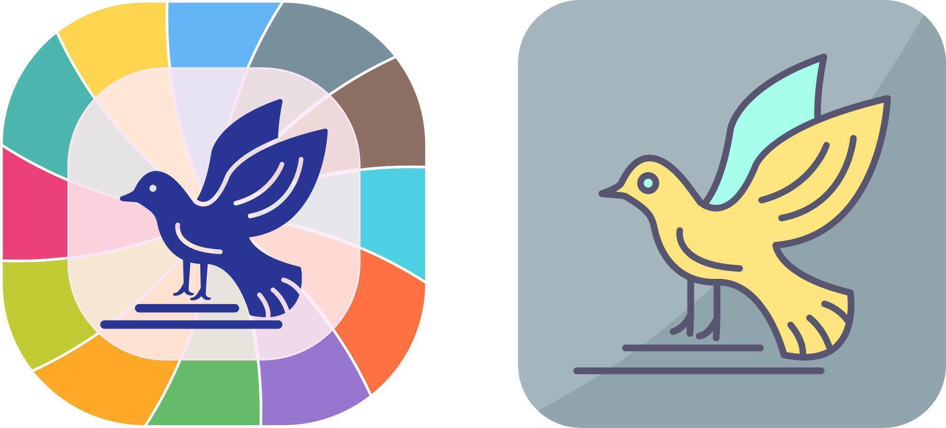 vogel pictogram ontwerp vector