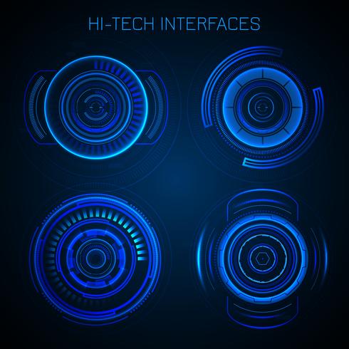 Futuristische Hud-interface vector