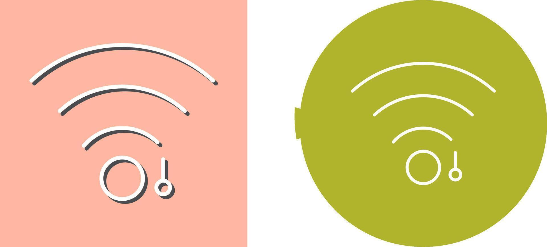 uniek Wifi teken icoon ontwerp vector