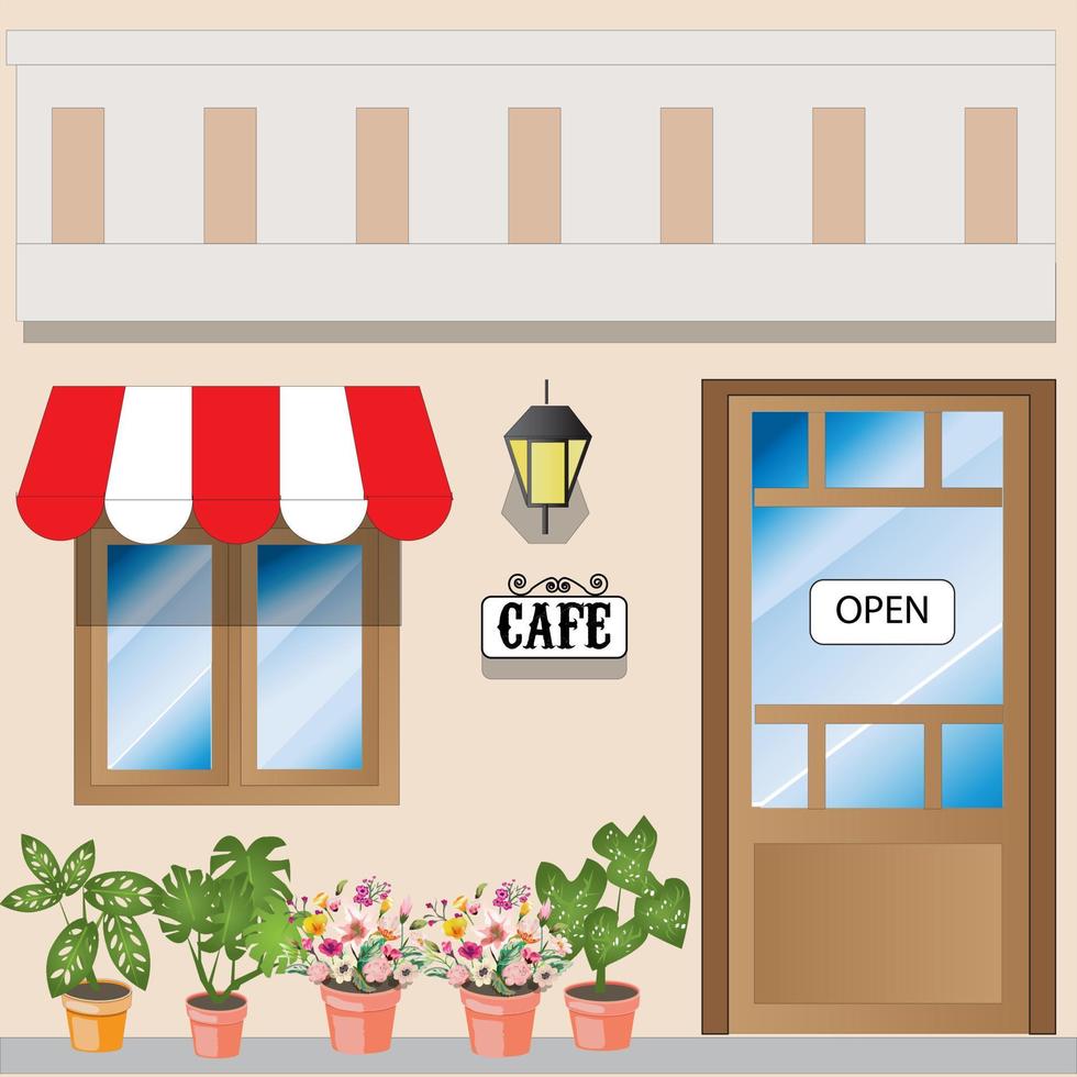 café vectorillustratie vector