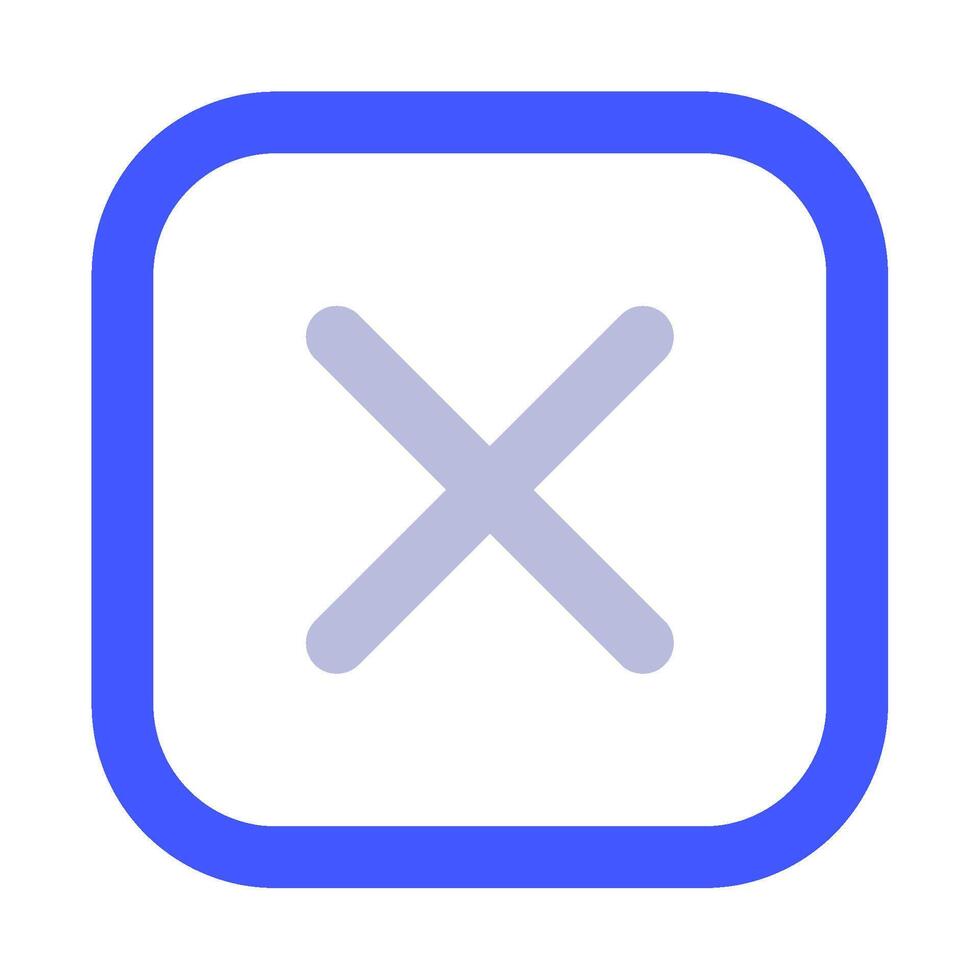 kruis icoon voor uiux, web, app, infografisch, enz vector