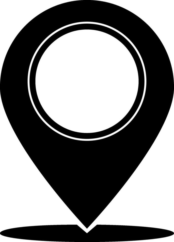 punt plaats positie pin kaarten contact adres GPS icoon logo geïsoleerd Aan wit achtergrond. illustratie vector