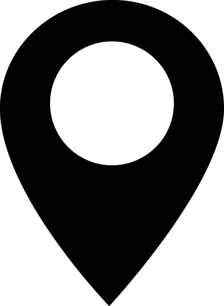 punt plaats positie pin kaarten contact adres GPS icoon logo geïsoleerd Aan wit achtergrond. illustratie vector