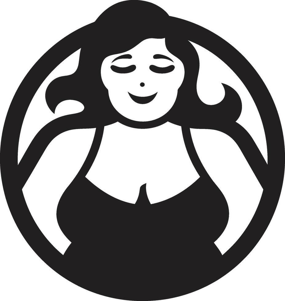 curvesstijging strak lichaam positiviteit veerkrachtige vormgraffix dynamisch vrouw empowerment ontwerp vector