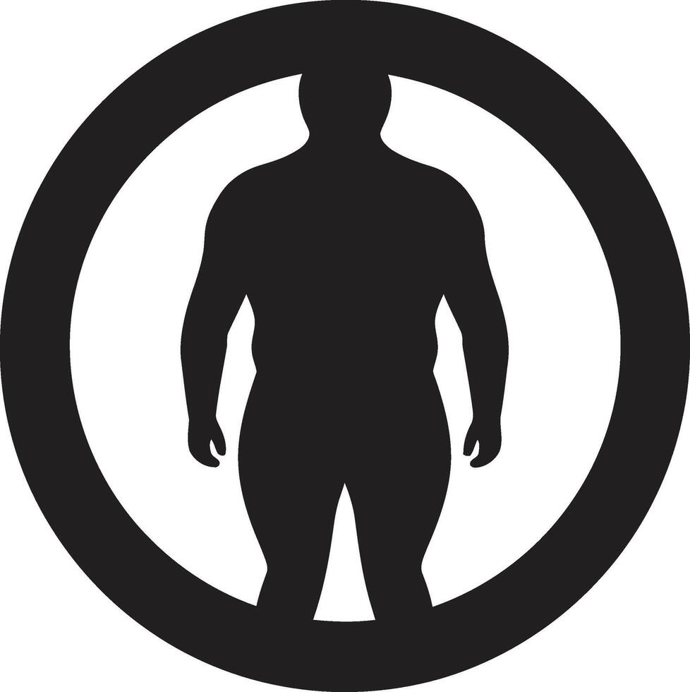 gewicht welzijn 90 woord ic voor zwaarlijvigheid bewustzijn slank oplossingen embleem pleiten zwart ic menselijk figuur vector