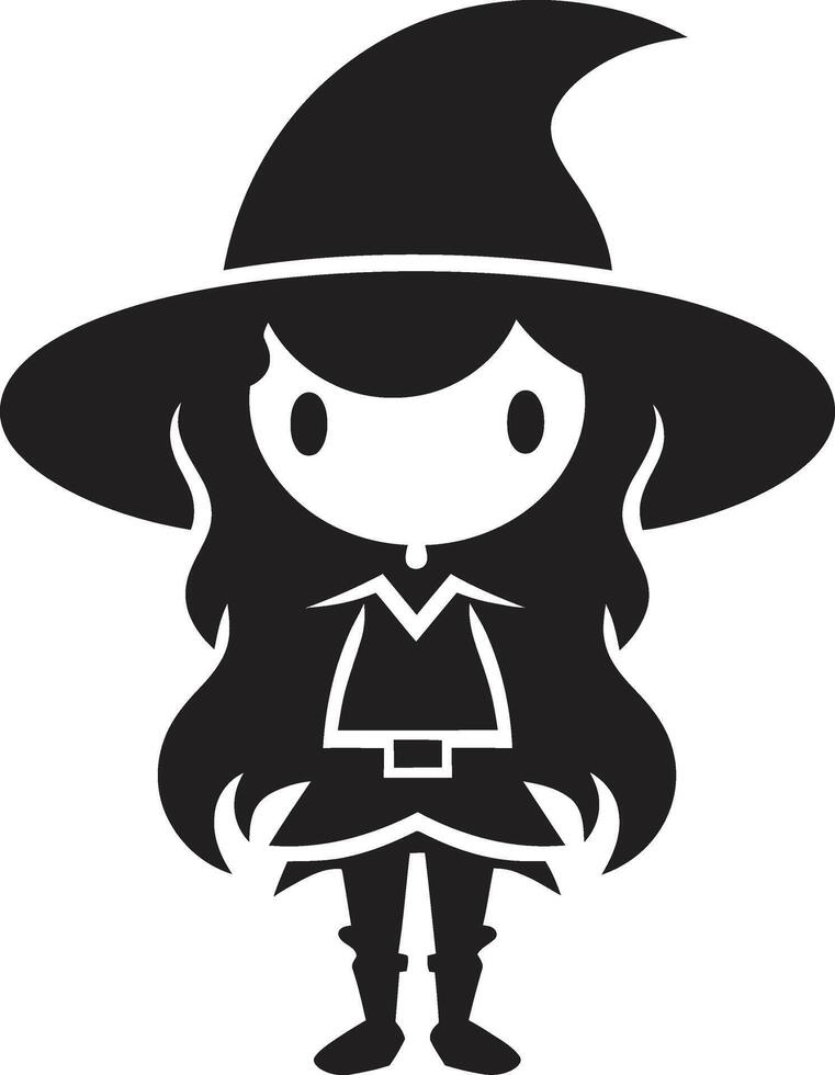 kawaii pompoen vriend schattig halloween element spookachtig grijns groeten van een charmant halloween schepsel vector