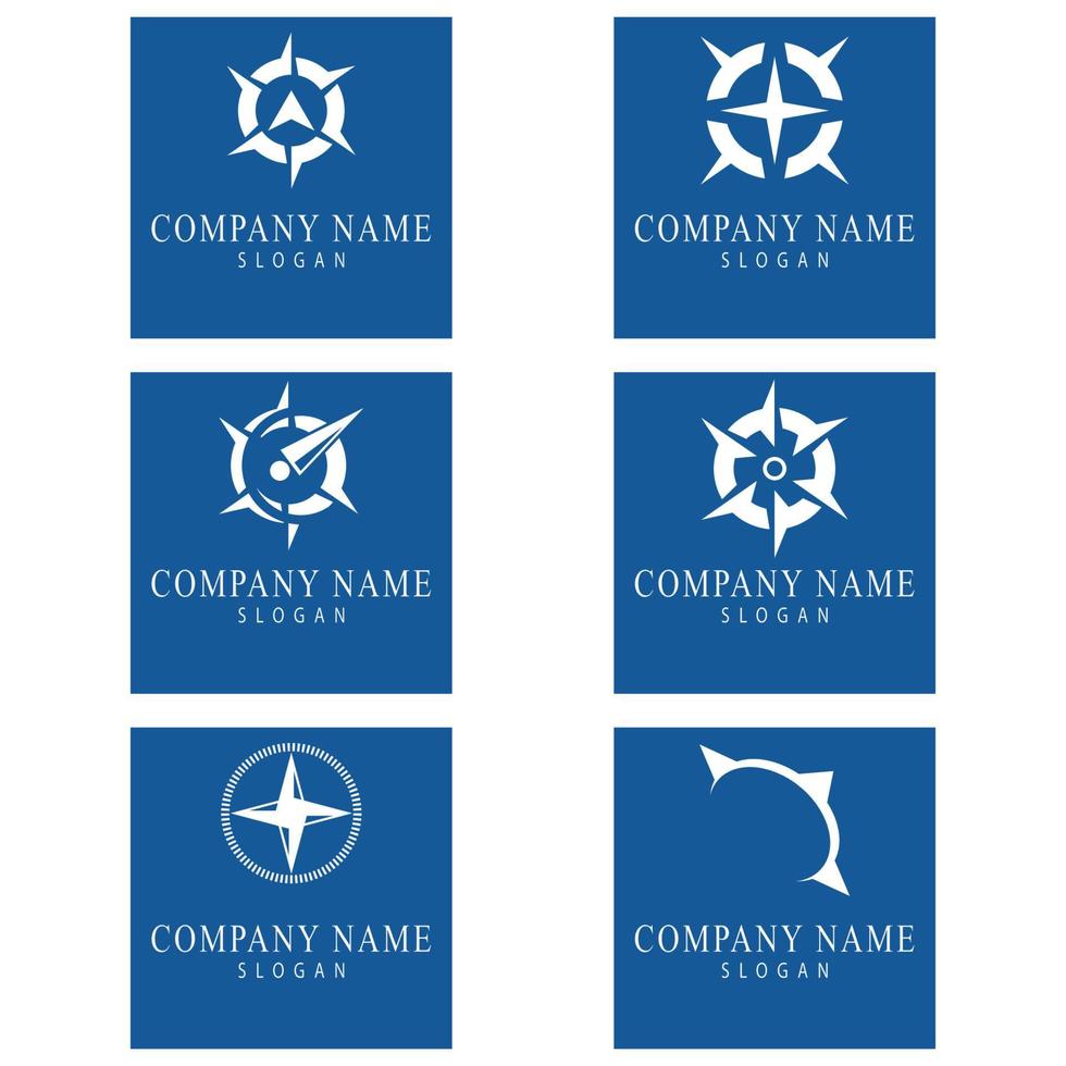 kompas logo sjabloon vector symbool natuur