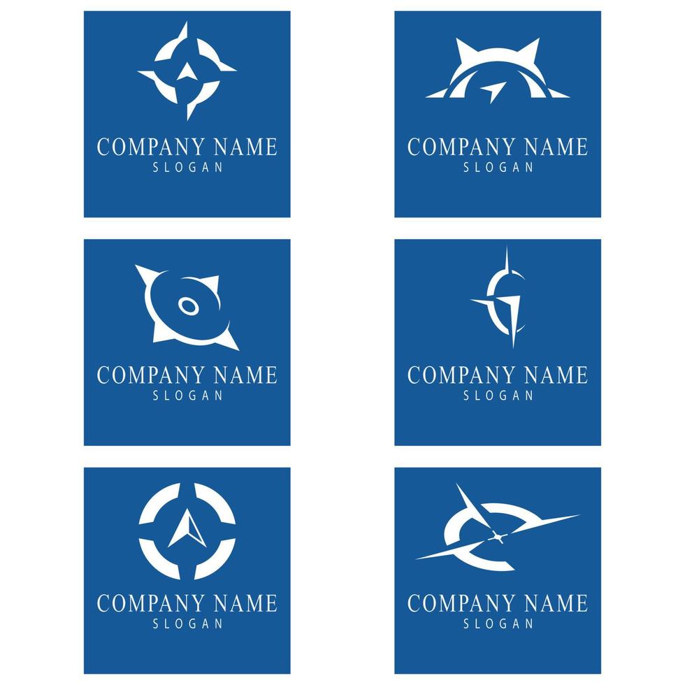 kompas logo sjabloon vector symbool natuur