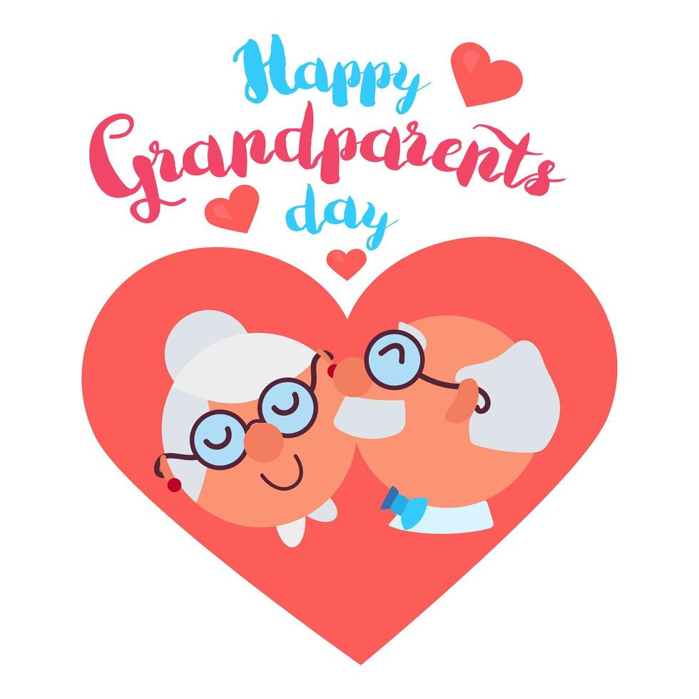 gelukkige grootouders dag vector