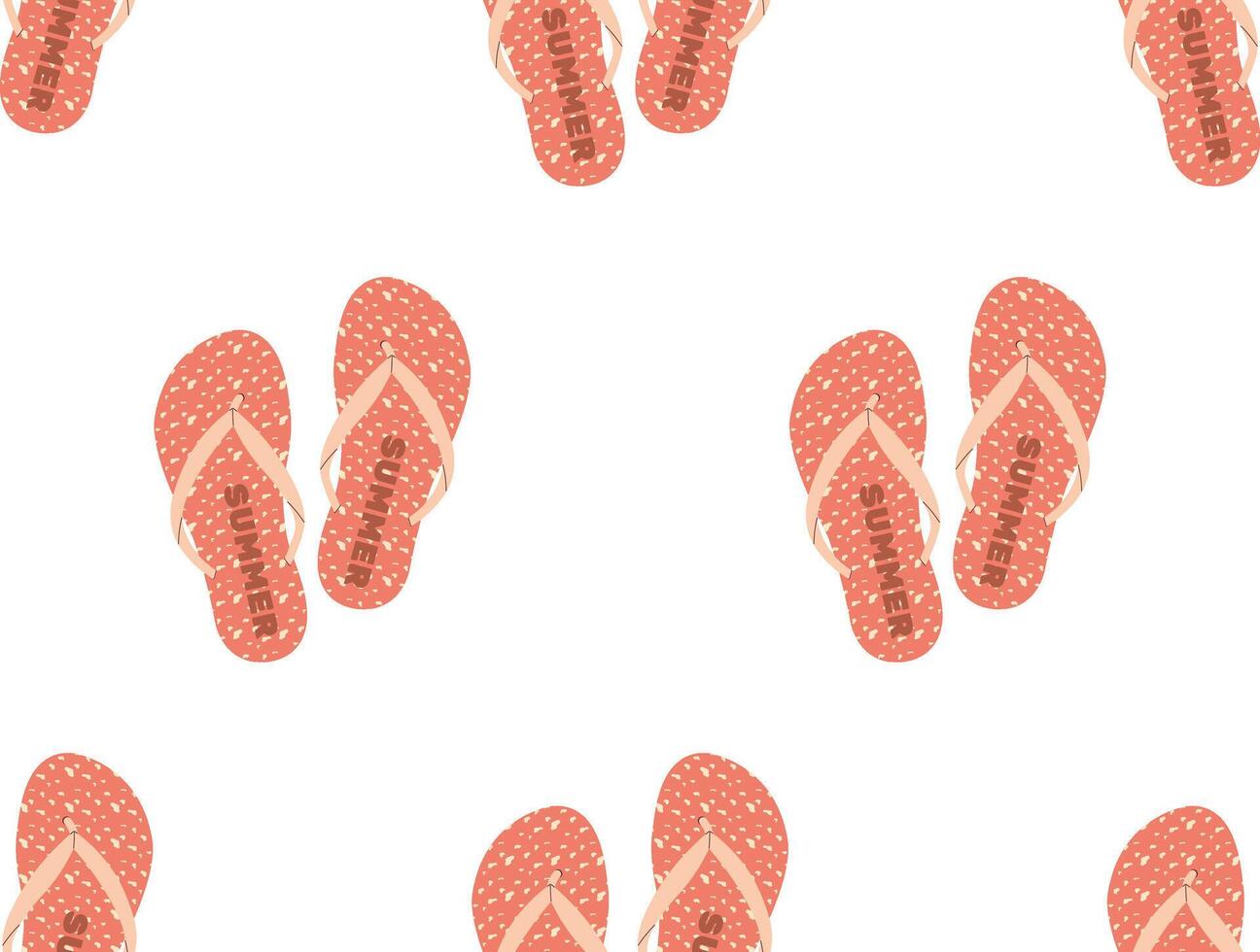 zomer schoenen naadloos patroon. helder herhalen omdraaien flopt. illustratie voor onderbroek en zwempak vector