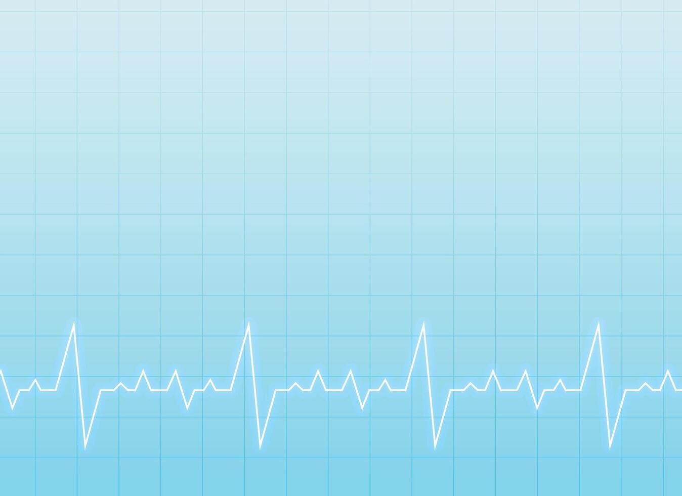 medisch en gezondheidszorg achtergrond met elektrocardiogram vector