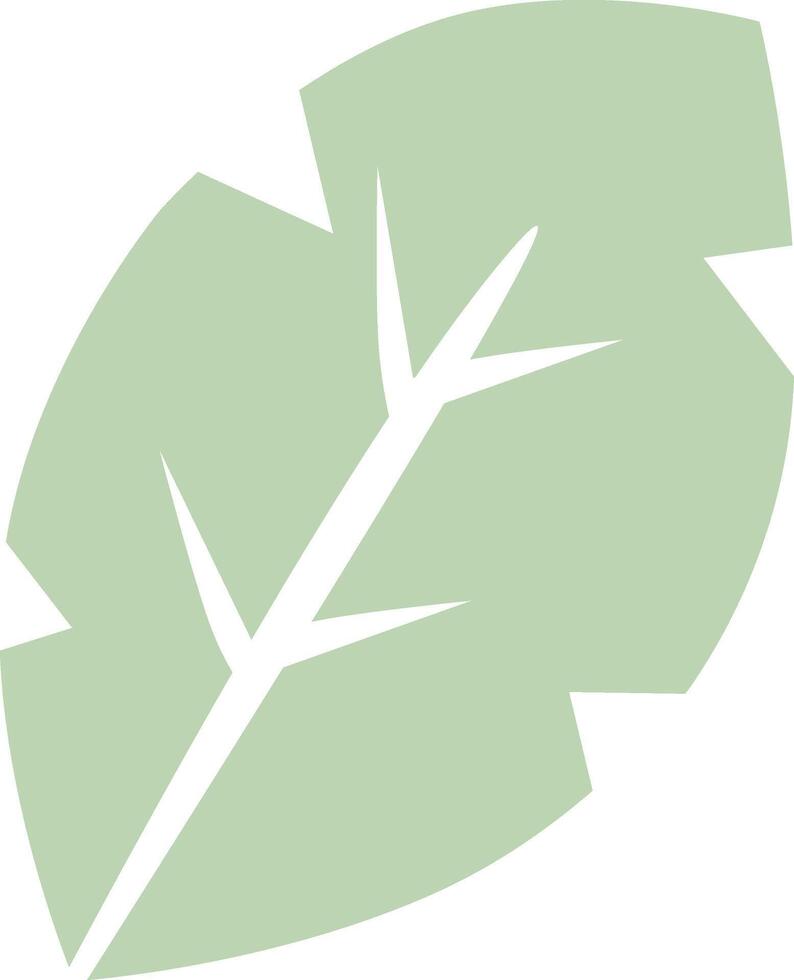 gemakkelijk tropisch groen blad illustratie vector