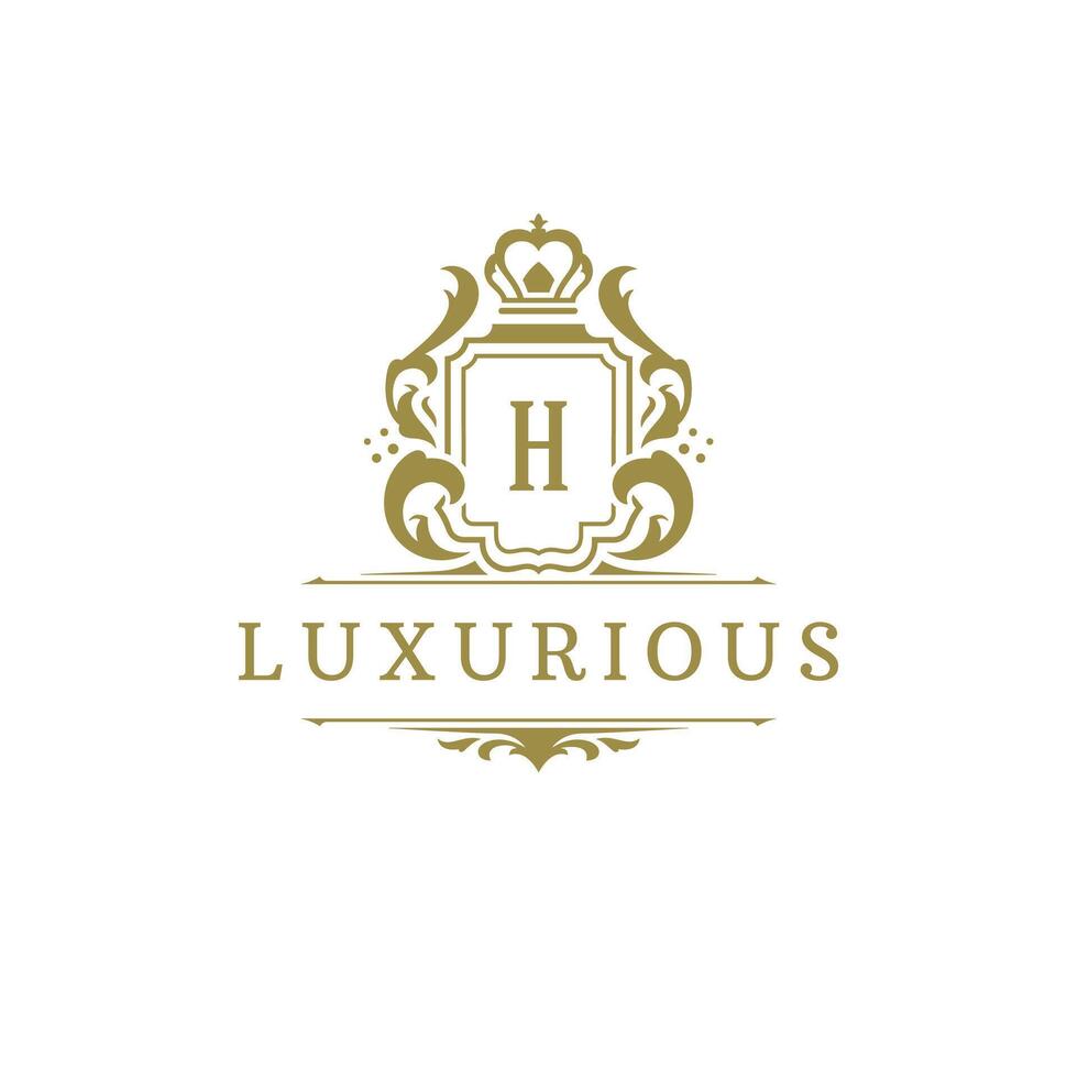 luxe logo kam sjabloon ontwerp illustratie. vector