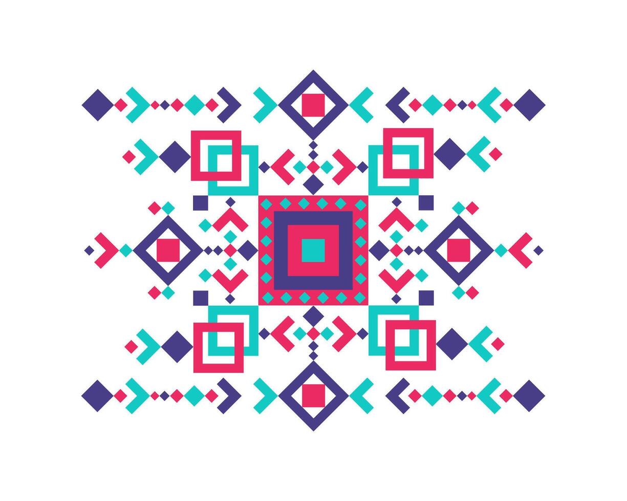 mode Mexicaans, Navajo of azteeks, inheems Amerikaans patroon. meetkundig etnisch decoratie. gekleurde tribal ontwerp element voor tatoeëren, kader en grens, textiel, kleding stof of papier afdrukken. vector