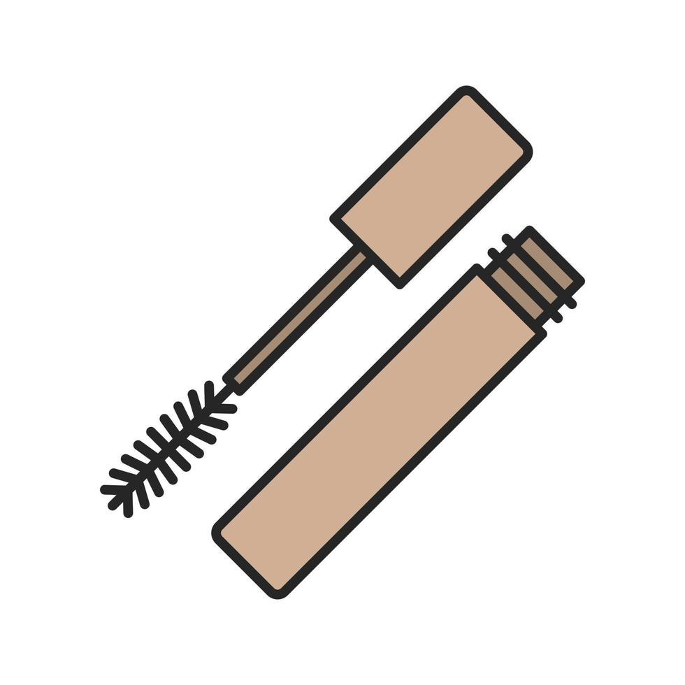 mascara kleur icoon. geïsoleerde vectorillustratie vector