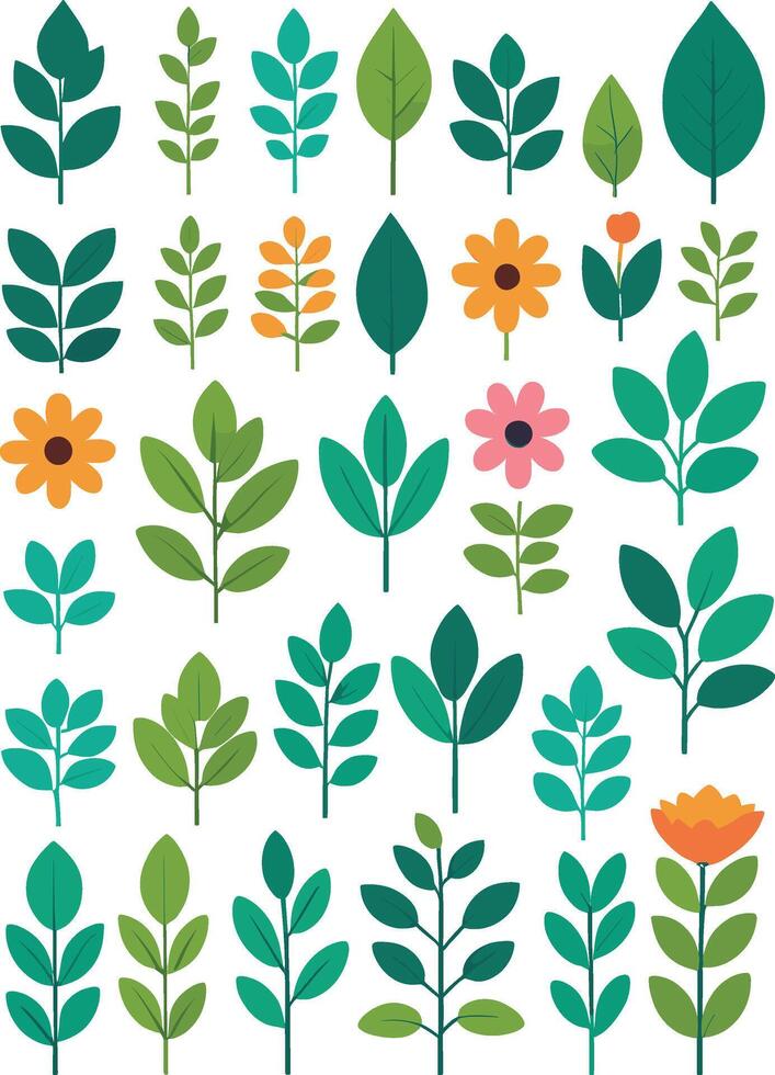 huis planten huis decor illustratie set. tekenfilm ingemaakt groen planten bloemen verzameling, kamerplanten in klei pot, hangende decoratief vector