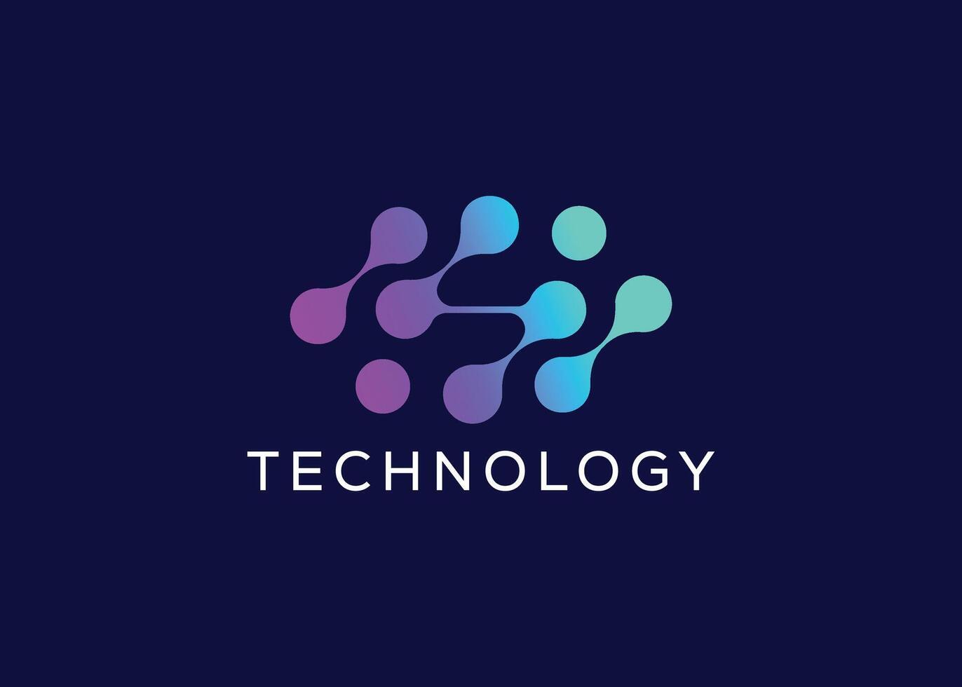 modern technologie logo vector