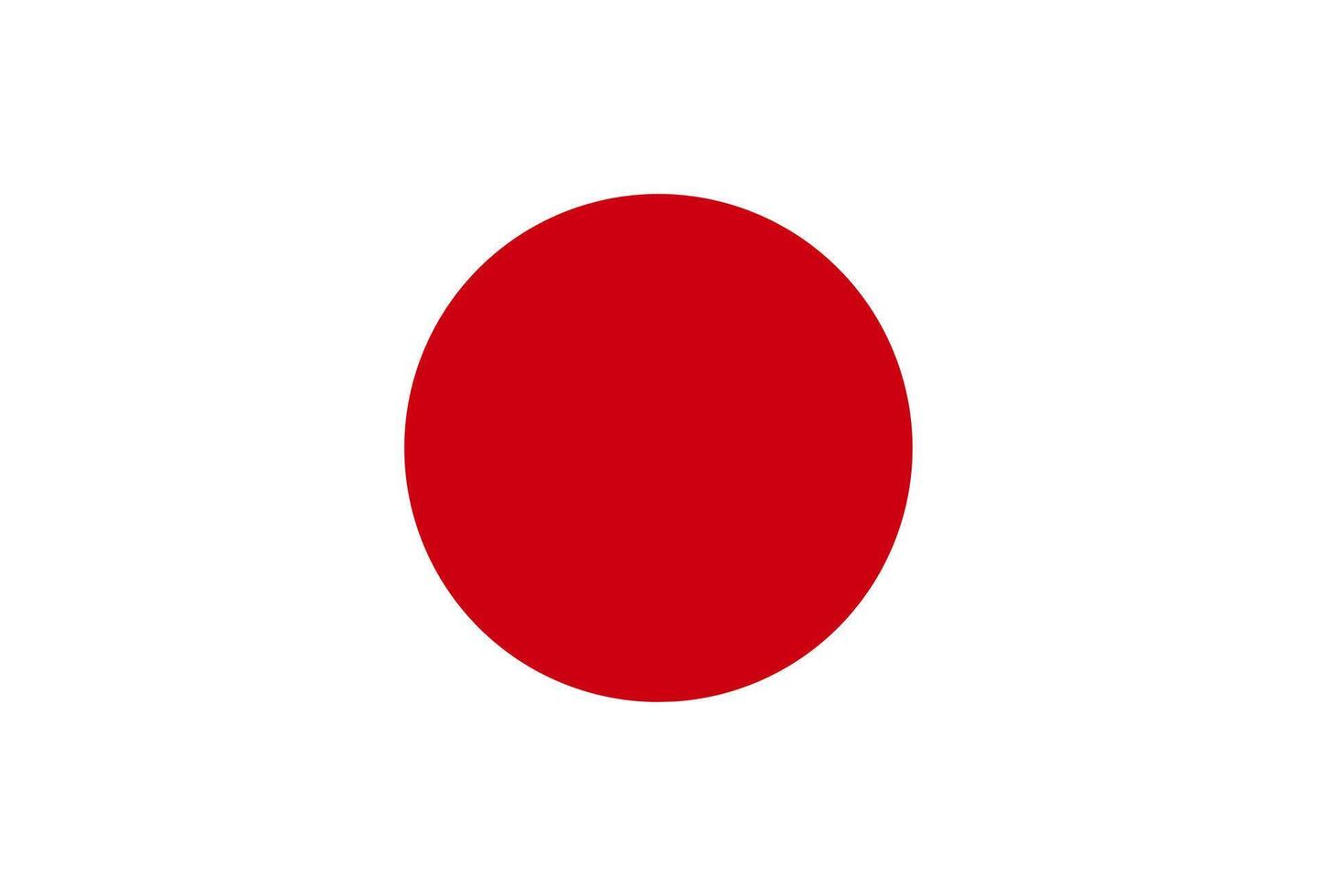 de nationaal vlag van Japan vector
