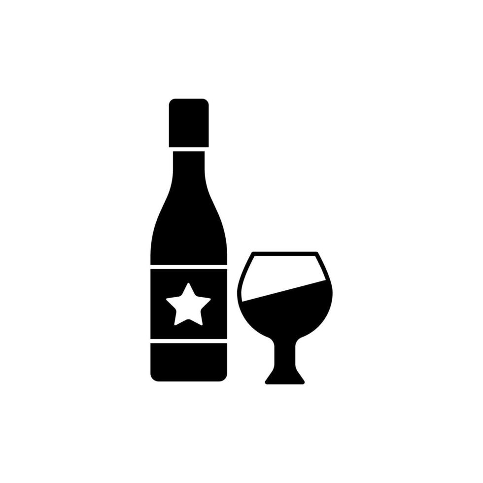 alcohol concept lijn icoon. gemakkelijk element illustratie. alcohol concept schets symbool ontwerp. vector