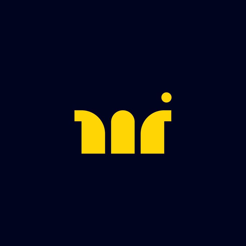 moderne letter m-logo ontwerpsjabloon vector