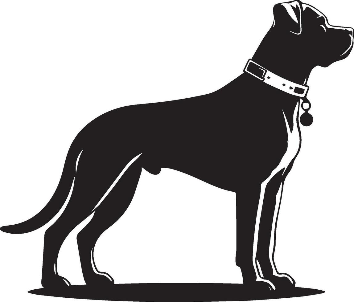 hond silhouet set. hond illustratie vector