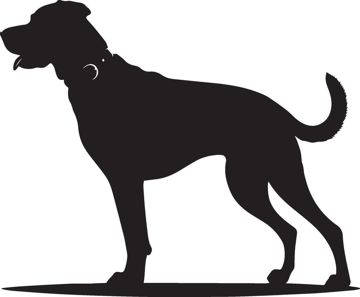 hond silhouet set. hond illustratie vector