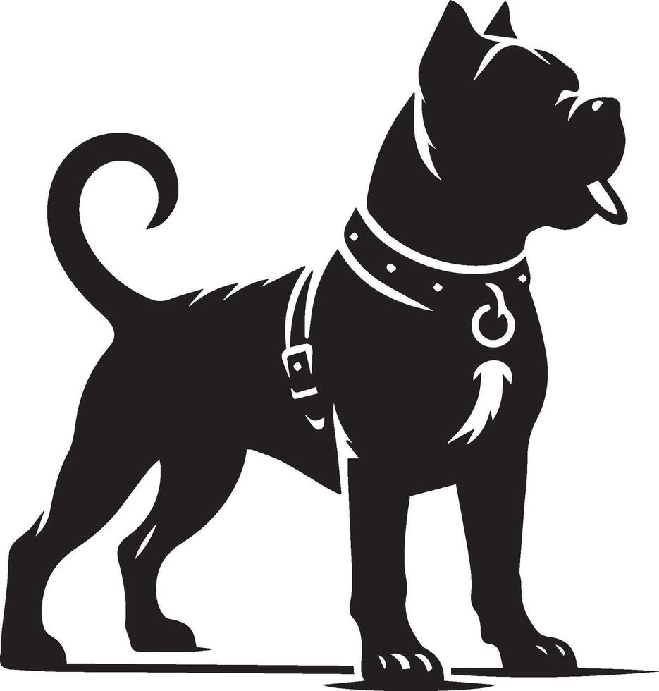 hond silhouet set. hond illustratie vector