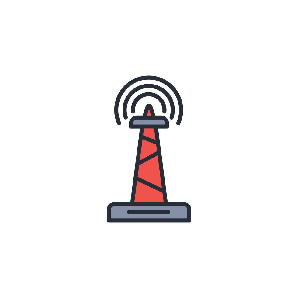 omroep icoon. .bewerkbaar slag.lineair stijl teken voor gebruik web ontwerp, logo.symbool illustratie. vector