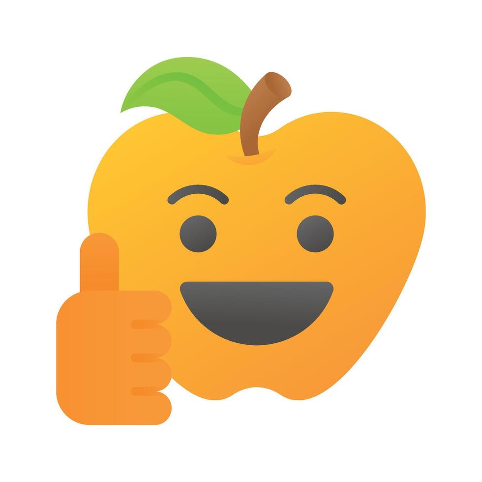 duim omhoog, Leuk vinden emoji ontwerp, gemakkelijk naar gebruik en downloaden vector