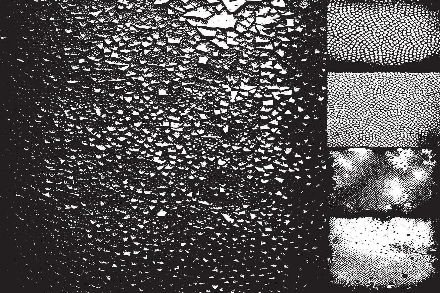 monochroom zwart grunge zanderig ontstresst structuur illustratie voor achtergrond structuur vector