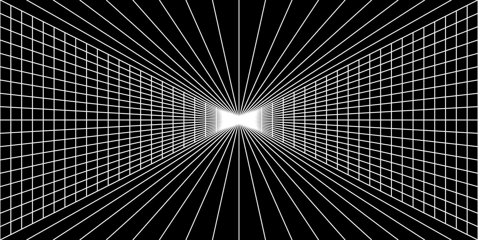 modern zwart cyberspace rooster lijn kamer abstract achtergrond vector