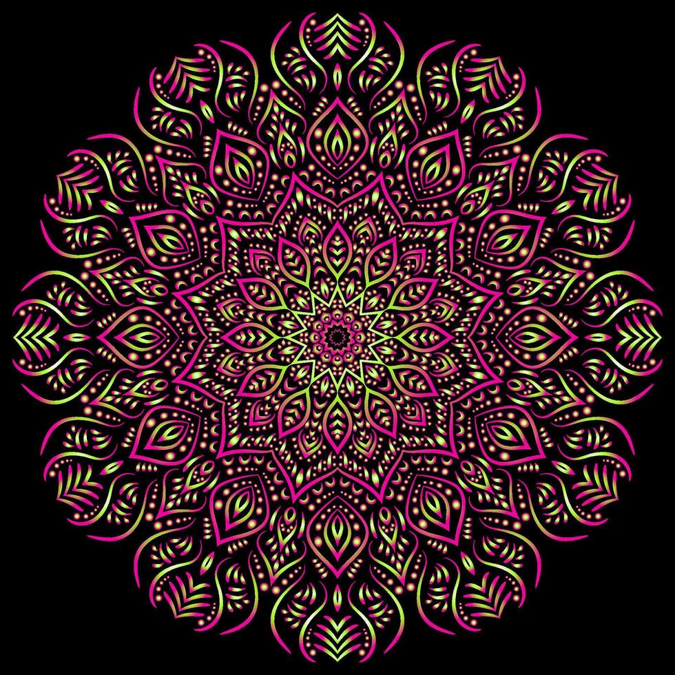 mandala kunst voor ontwerp wijnoogst decoratie, boek omslag, motief, etnisch ontwerp, ornament, achtergrond vector