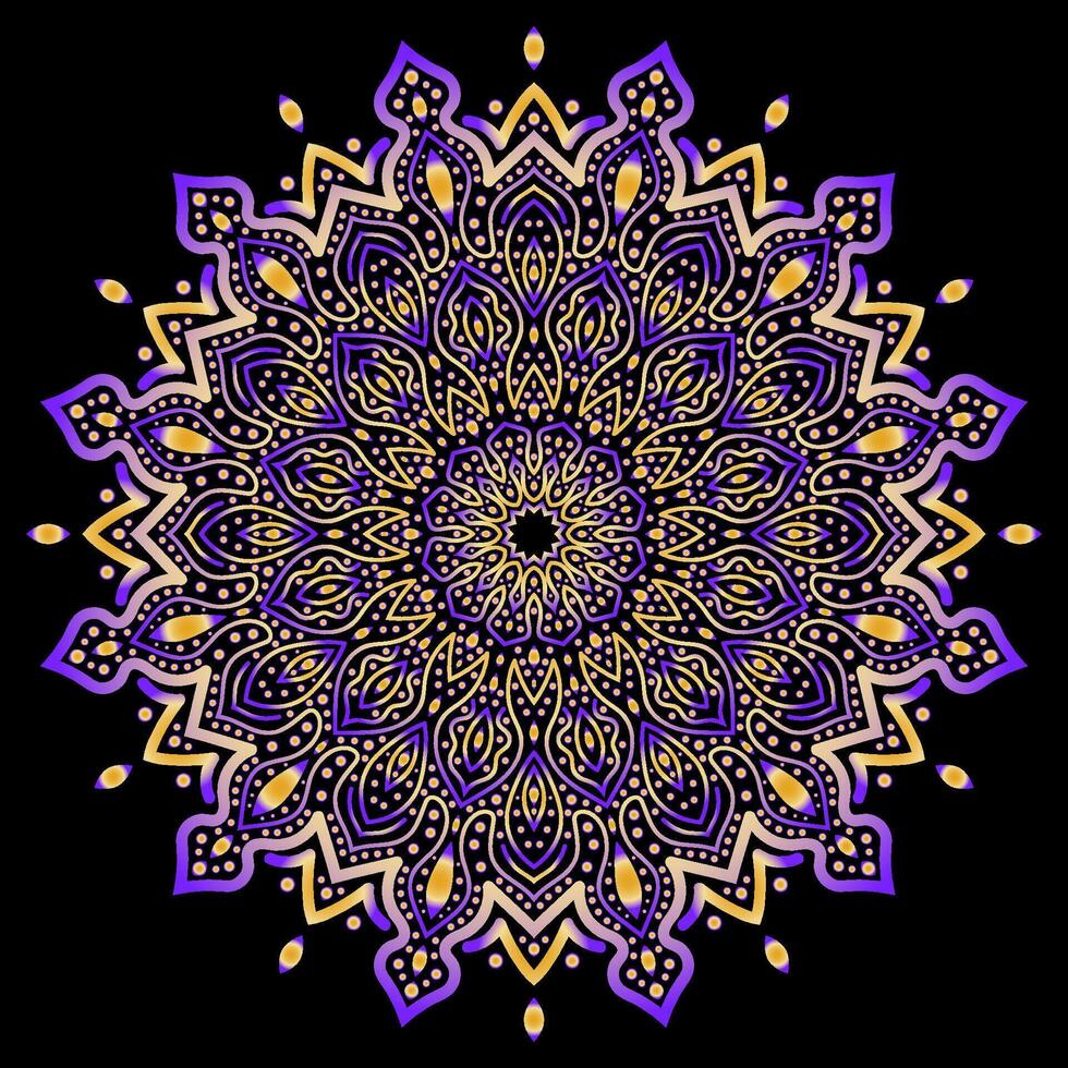 mandala kunst voor ontwerp wijnoogst decoratie, boek omslag, motief, etnisch ontwerp, ornament, achtergrond vector