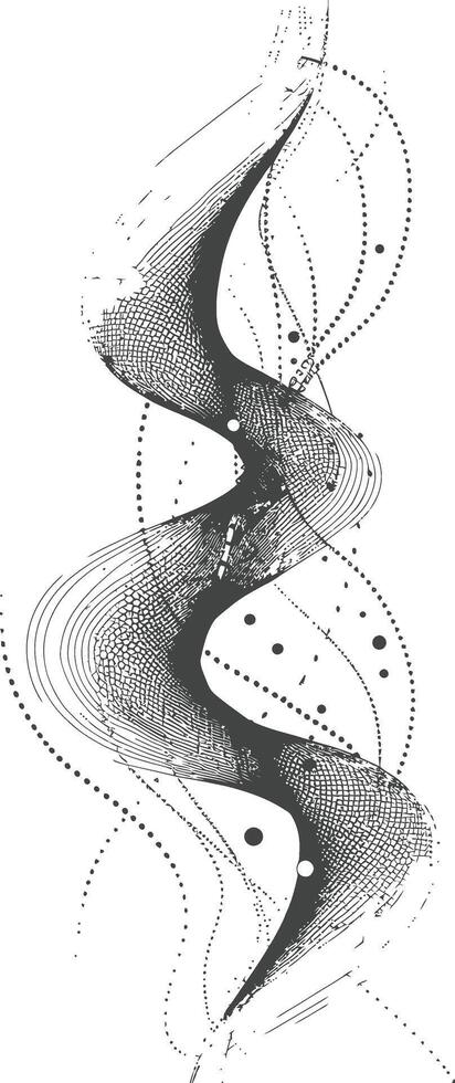 abstract lijn punt ontwerp zwart kleur enkel en alleen vector