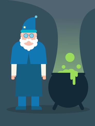 Wizard School Vector