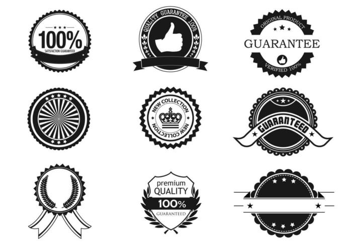 Business Badge en Label Vector Pack