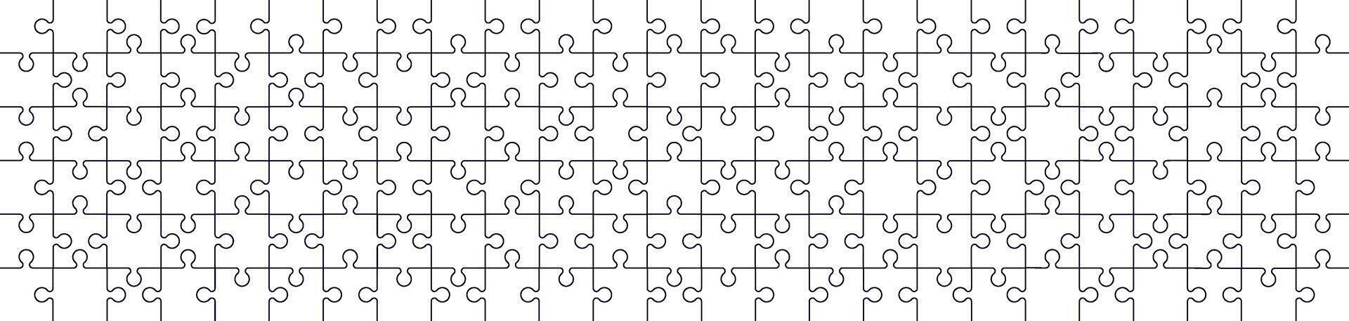 decoupeerzaag puzzel sjabloon stukken, patroon voor spel achtergronden. vlak illustratie geïsoleerd Aan wit achtergrond. vector