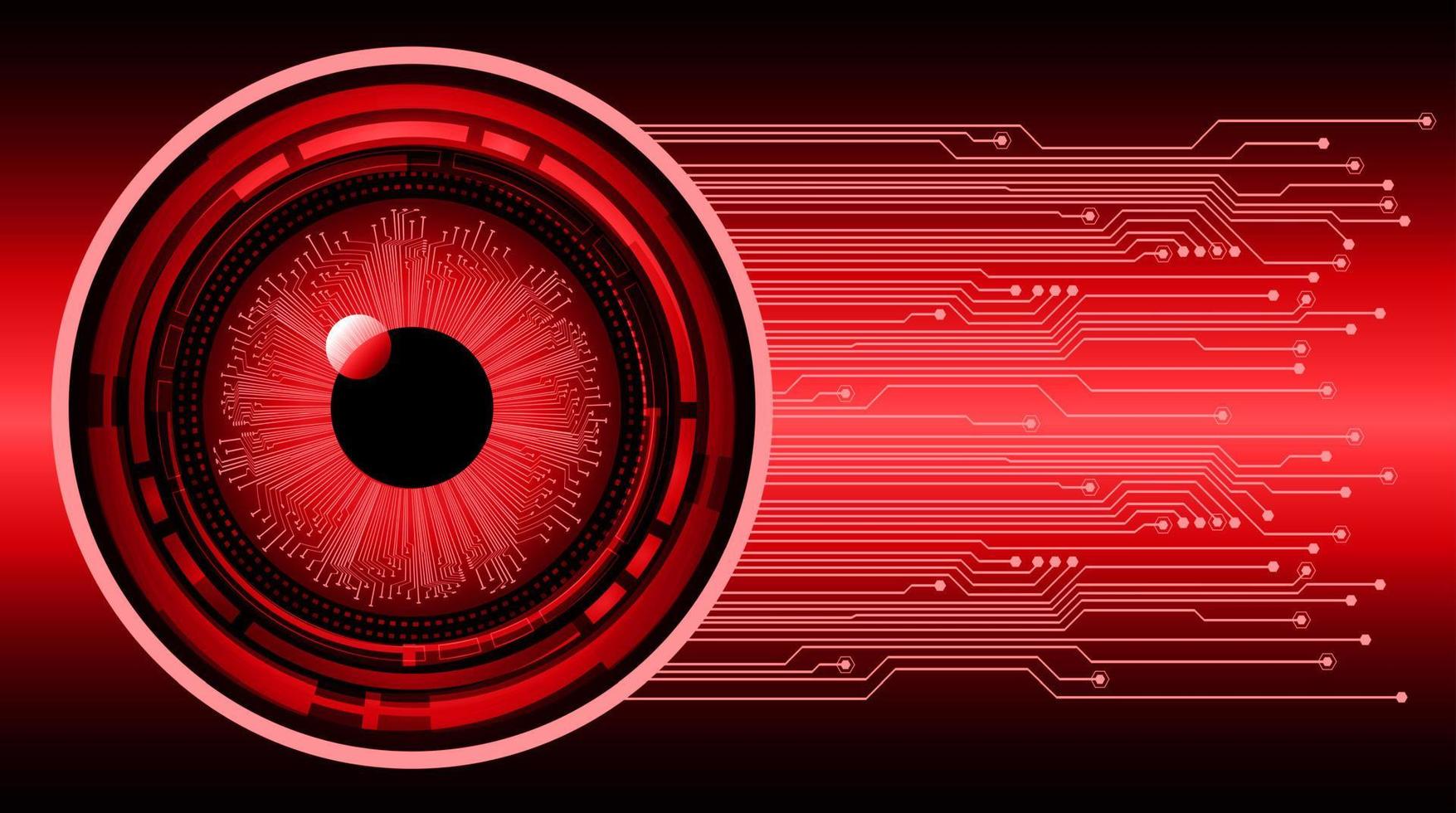 eye cyber circuit toekomstige technologie concept achtergrond vector