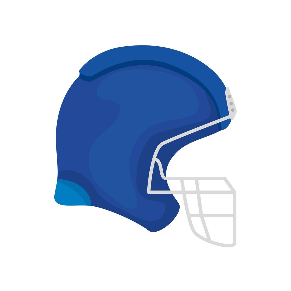 Amerikaans voetbal helm geïsoleerd pictogram vector