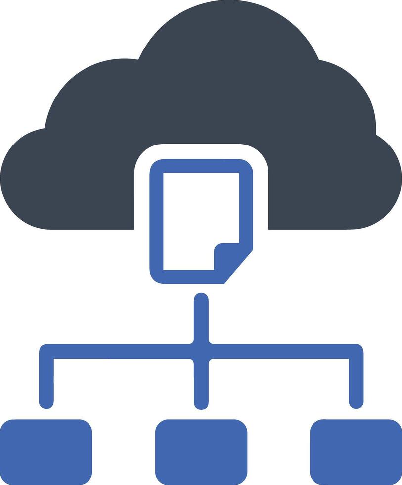 wolk icoon symbool afbeelding. illustratie van de hosting opslagruimte vector