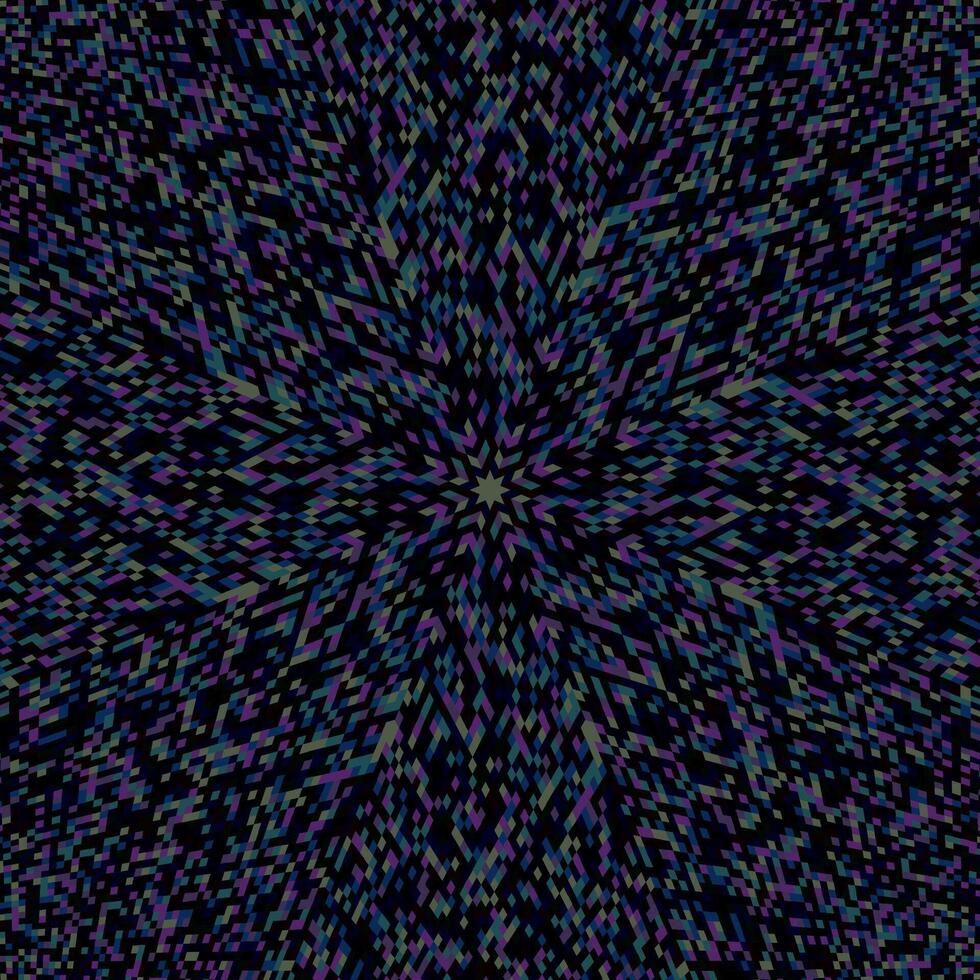 abstract hypnotiserend kleurrijk circulaire barsten mozaïek- achtergrond vector