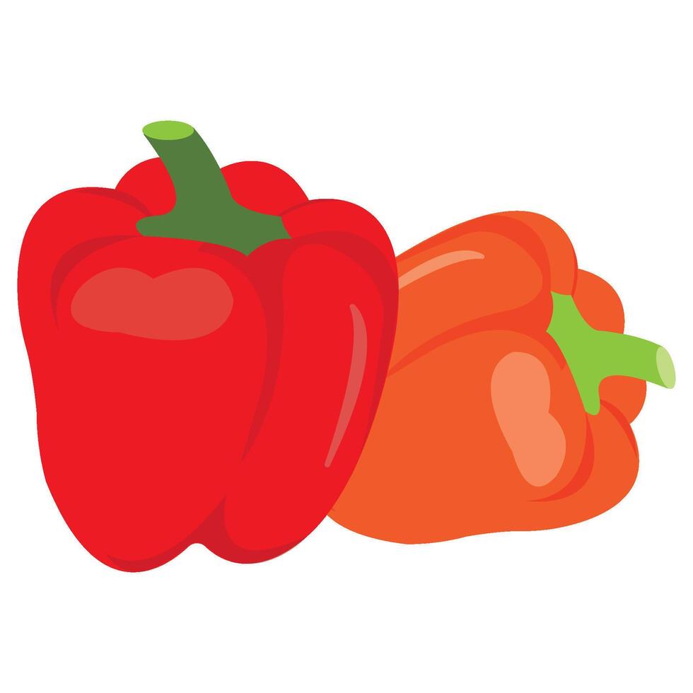 paprika icoon illustratie ontwerp sjabloon vector