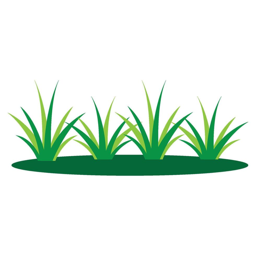 gras icoon illustratie ontwerp sjabloon vector