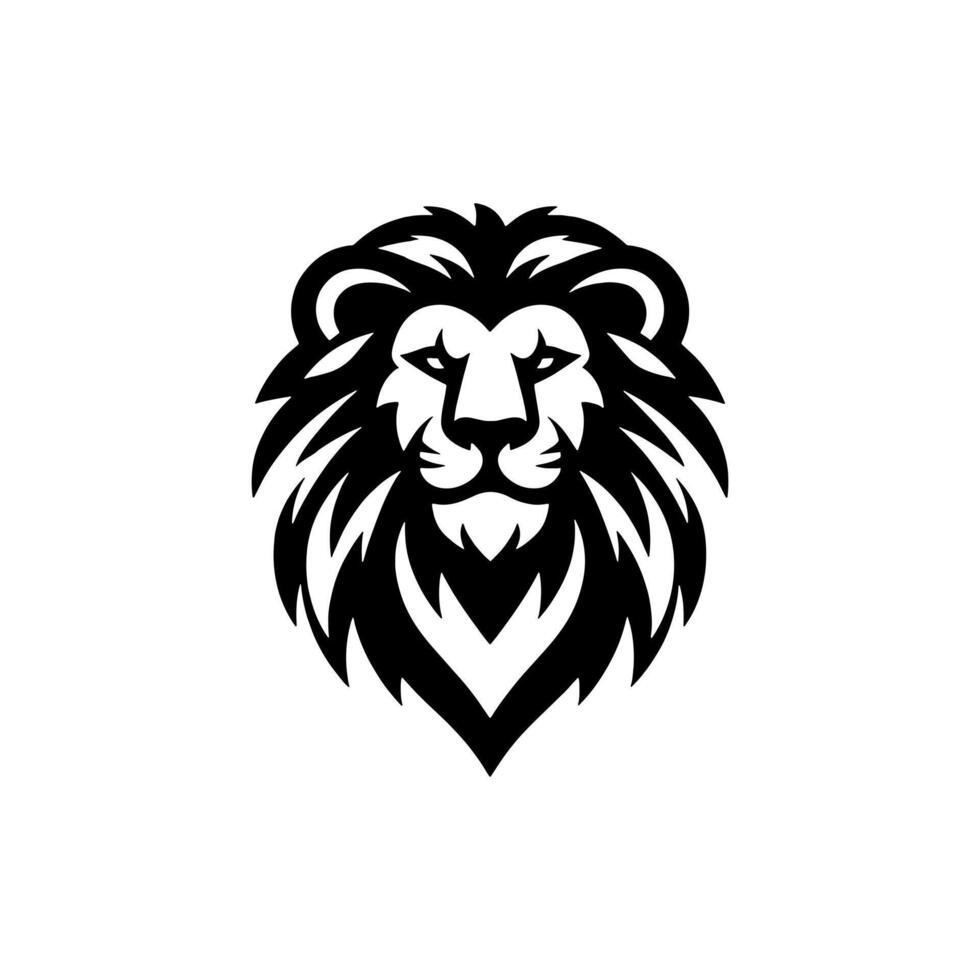 illustratie van leeuw hoofd logo vector