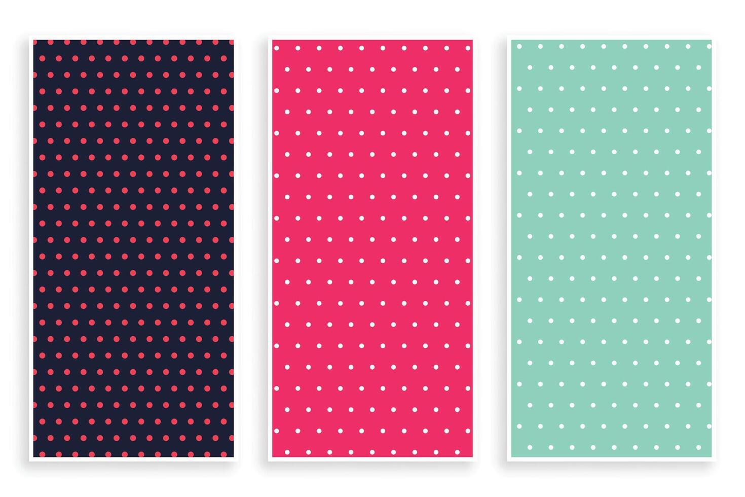 klein polka dots patronen banier vector