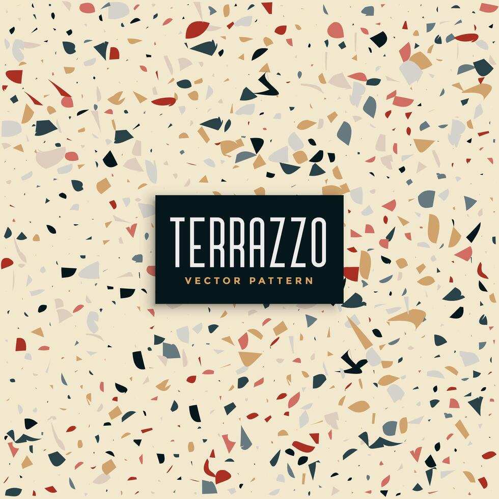 abstract terrazzo tegels patroon achtergrond vector