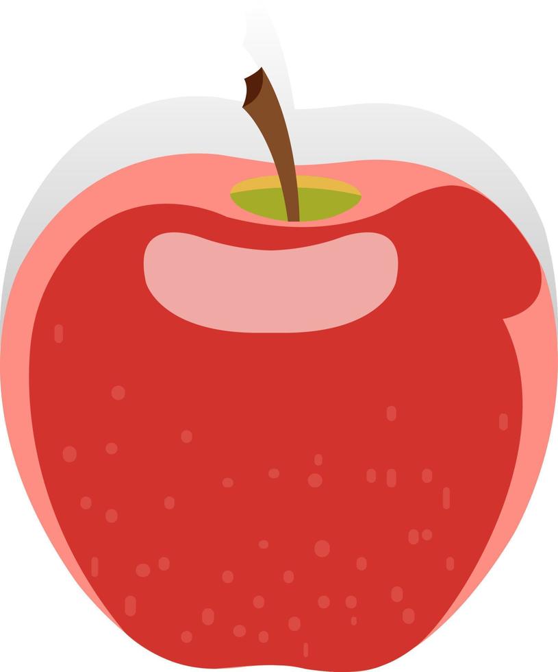 rode appel fruit vectorillustraties vector